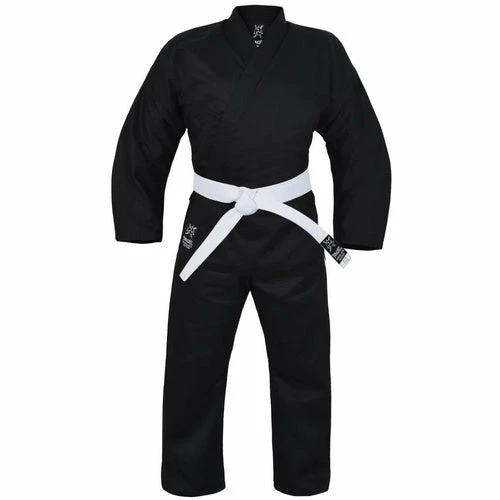 MORGAN Yamasaki Pro Black Karate Gi Uniform (10oz) 3 MORGAN Yamasaki Pro Black Karate Gi Uniform (10oz)