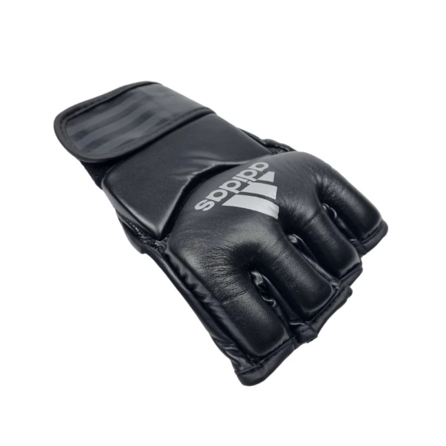 Adidas Training Grappling MMA Mitts – Black/Silver 4 Adidas Training Grappling MMA Mitts – Black/Silver - Image 2