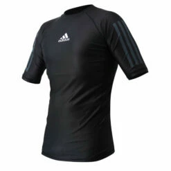 Adidas Rash Guard Black Short Sleeve