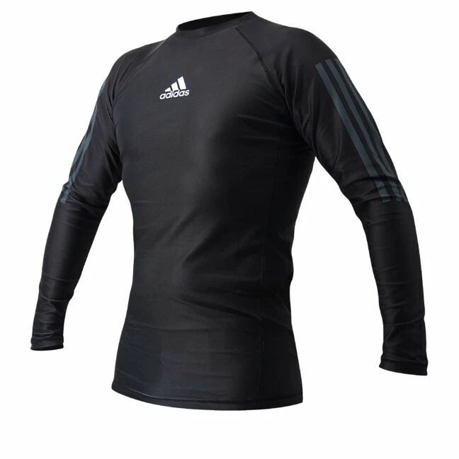 Adidas Rash Guard Black Long Sleeve 3 Adidas Rash Guard Black Long Sleeve
