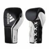 ADIDAS Hybrid 750 Pro Fight Lace-Up Boxing Glove 1 ADIDAS Hybrid 750 Pro Fight Lace-Up Boxing Glove -ADIDAS Shop adiH750FG Black White 1 648x648 1