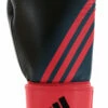 Adidas Speed Womens 200 Boxing Glove 2 Adidas Speed Womens 200 Boxing Glove -ADIDAS Shop adiSBGW200 SPEEDW200 Black Tech ink Solar red Front