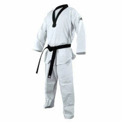 Adidas Adi- Fighter Taekwondo Dobok "WT Approved" No Stripes-Junior