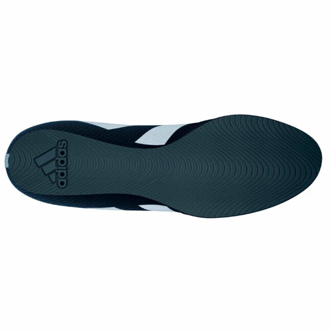 ADIDAS Box Hog 3 Blue/Grey Boxing Shoe 4 ADIDAS Box Hog 3 Blue/Grey Boxing Shoe - Image 3
