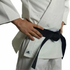 Adidas Training J500 Judo Uniform White -ADIDAS Shop j500 training closeup2 648x648 1
