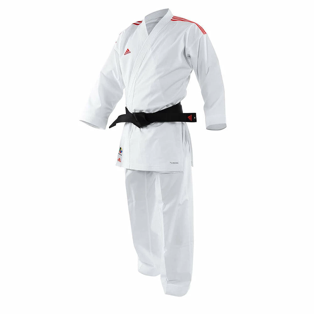 Adidas Adilight Karate Uniform With Stripes WKF Approved 4 Adidas Adilight Karate Uniform With Stripes WKF Approved - Image 2