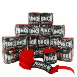 AAA Bulk Stretch Boxing Hand Wraps Pack (10 X 4M PAIRS) 24 AAA Bulk Stretch Boxing Hand Wraps Pack (10 X 4M PAIRS) -ADIDAS Shop punch stretch hand wraps pack red